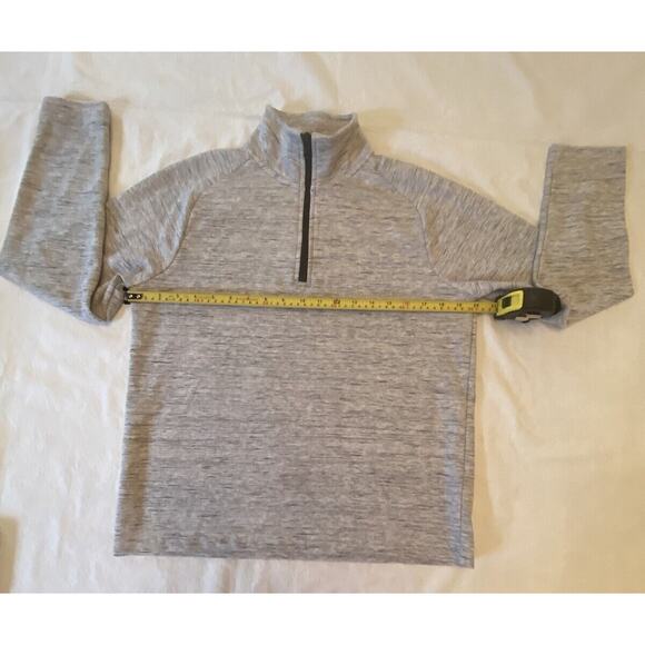 Banana Republic Pullover Men’s Small Gray Moisture Wicking 1/4 Zip Long Sleeve - Picture 6 of 16